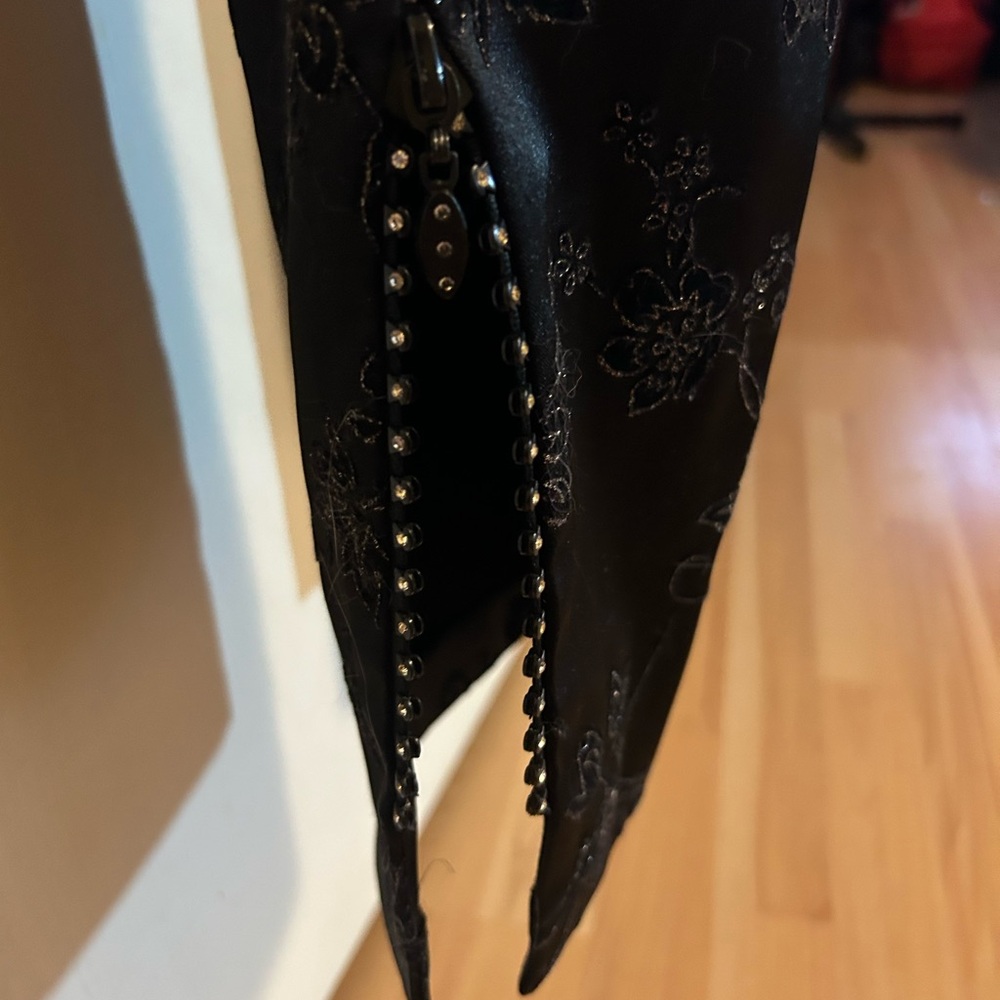 Joseph Ribkoff Black Floral pant set - Picture 5 of 15